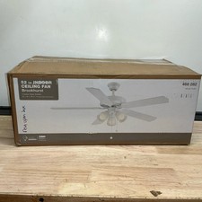 Hampton Bay Brookhurst 52 in. Indoor White Ceiling Fan 468 282