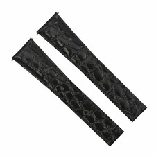 24MM GENUINE LEATHER WATCH STRAP ALLIGATOR GRAIN BAND FOR MAURICE LACROIX WATCH