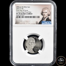 2021 S Jefferson Nickel PF70 ULTRA CAMEO TOP POP!!!
