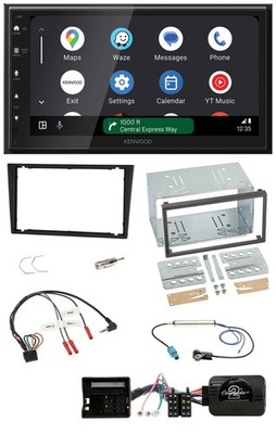 Kenwood DAB Bluetooth USB Steering Wheel 2DIN Car Stereo for Vauxhall Corsa C Tigra Vectra C