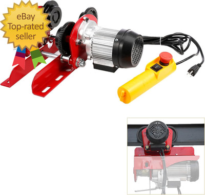 1 Ton 2204 LBS Electric Trolley for Power Hoist, Fit 2.68-4.33 in I-Beam