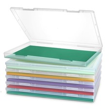 Photo Storage Box for 8" X 10" Photos, 11.5x8.3x1in - 6 Pack Organizer