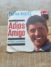 Sacha Distel Adios Amigo b/w Mister Casanova ...