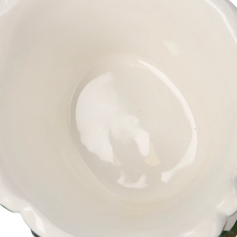 Vaso Testa di Moro Uomo Ceramica Verde Decorativo Small Testa Uomo Made in Italy, fotografia 6 di 9