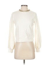 Intermix Women Ivory Pullover Sweater P