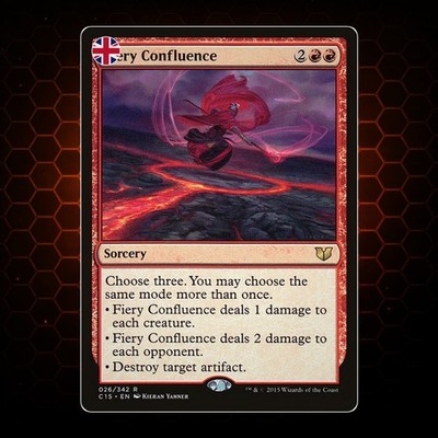 MTG - Fiery Confluence - C15 - EN - EX - 26