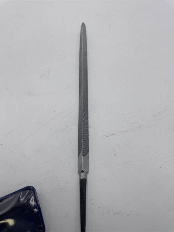 Vintage Craftsman Tools USA 9 31273 KROMEDGE 7” Slim Taper Triangular File, Case - Image 4 of 4