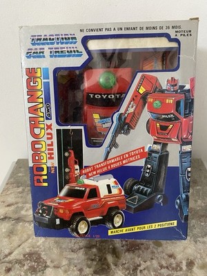 BOOTLEG ROBO MACHINE ROBOT WINCH TRUCK HILUX 4WD NEU IN BOX TAIWAN!