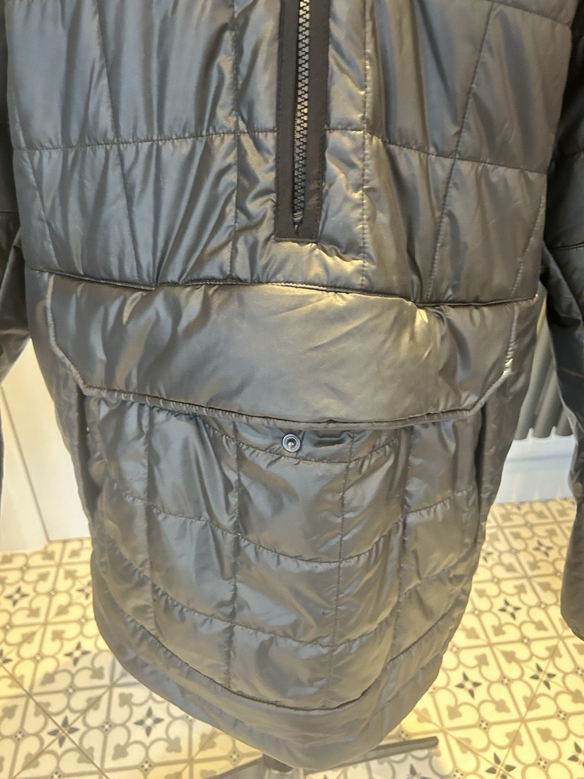 Black Nike Sportswear NSW Men’s Anorak Jacket 1/2 Zip Amazing Condition XL Rare image 5
