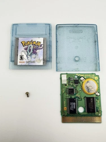 Pokemon Crystal Version Game Boy Color, 2001 Authentic Not Booting Up Read Desc