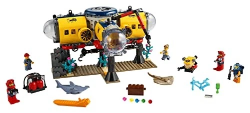 LEGO City Sea Explorer Undersea Exploration Base Block Present Boat Ages 6+ - Image 4 of 4