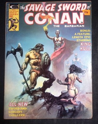 Savage Sword Of Conan #9 Bronze Age Marvel Comics F+
