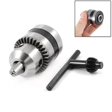 3/8-24UNF Threaded Metal Drill Chucks with Chuck Key For Electric Impact Drill