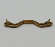 Vintage Anson Angled Gold Tone Mid Century Collar Stay Bar - 1 7/8 Inch