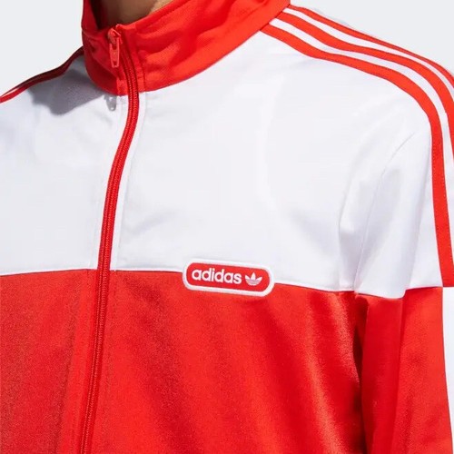 CHAQUETA TOP ADIDAS FIREBIRD - H31303 - ROJA/BLANCA - REINO UNIDO S, PEQUEÑA - Imagen 9 de 9