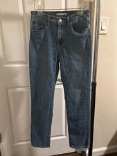 Levi's 724 High Rise Straight Jeans Women's Size 29 Blue Stretch Denim