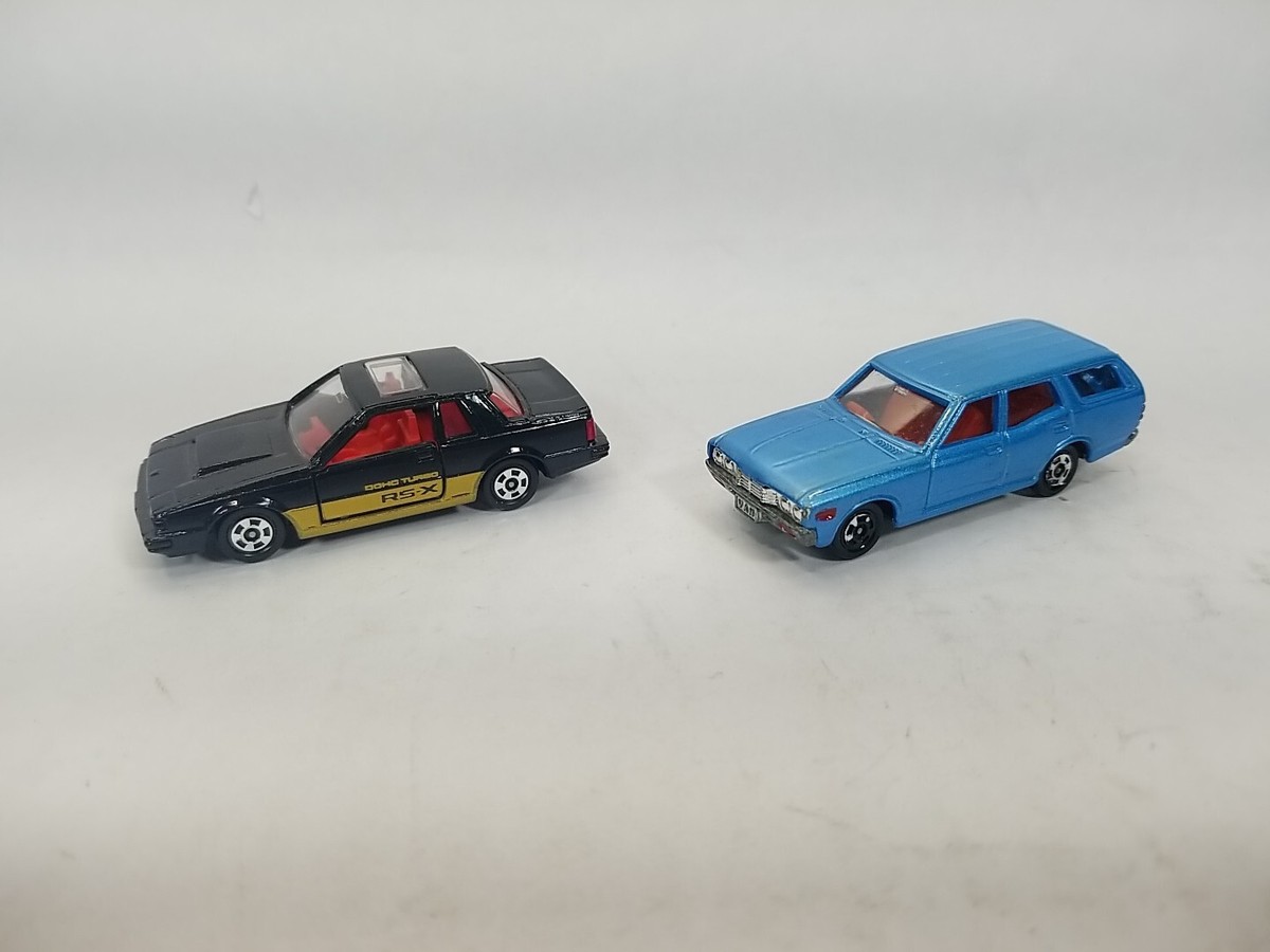TOMICA NO. 47 NISSAN GLORIA VAN & NO. 6 SILVIA COUPE RS-X