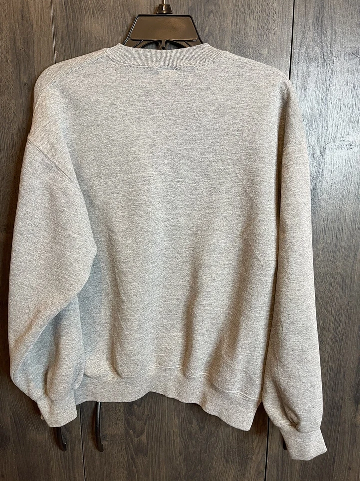 Vintage American Heritage School College Sweatshirt Adult Large Gray - Image 4 of 4