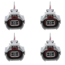 Set of 4PCS Fuel Injector Connector Plug Harness Pigtail Wire 23250-75040