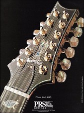 2001 PRS Private Stock #125 Paul Reed Smith 12-string guitar advertisement print