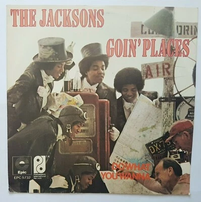THE JACKSONS with MICHAEL JACKSON : GOIN' PLACES (edit mix) ♦ 7" // 45 TOURS - Photo 1/2