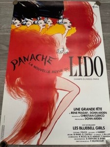 Vintage Affiche Lido Champs Elysées Paris Ballet Bluebell - Qualité Musée, Parfaite Pour Décoration Rétro