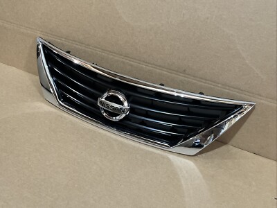 NEW for 2012-2014 NISSAN VERSA SL SV SEDAN Front Bumper Grille Assembly & EMBLEM