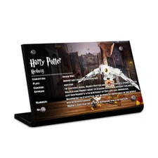 Display plaque  for LEGO Harry Potter Hedwig 75979 (Australia Top Rated Seller)