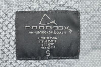Paradox Womens Blue Long Sleeve Full Zip Windbreaker Outdoor Parka