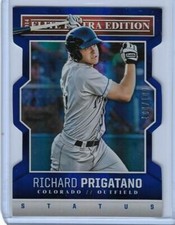 2014 PANINI ELITE EXTRA RICHARD PRIGATANO ROOKIE RC CARD #68 ~ 100/100 ~ UNIQUE