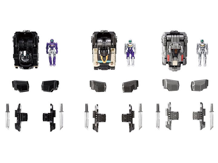 TAKARA TOMY DIACLONE TACTICAL MOVER TM-21 EX CORE & ARMAMENT SET 1  