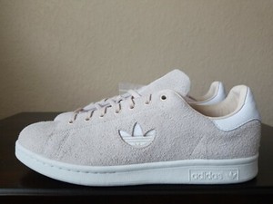 🔥Adidas Stan Smith Plush Suede Linen/Cloud White Originals B37903 Men's  Size 9 | eBay