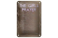 Blechschild Spruch 12X18Cm The Girls Prayer Our Marks Which Deko Schild