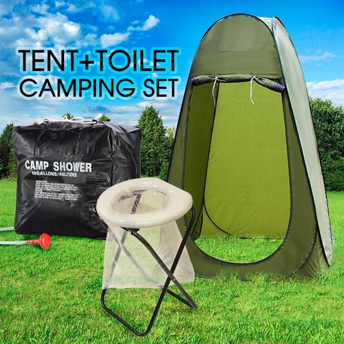 Outdoor Camping Tent Toilet Shower Room 