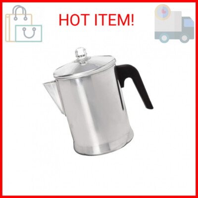Primula Today Aluminum Stove Top Percolator Maker Durable, Brew Coffee On Stovet
