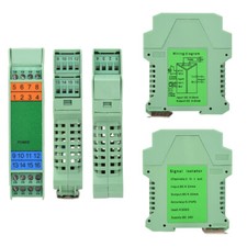 1 IN 2 OUT DC Current Voltage Signal Isolator 4-20mA Analog Signal Transmitter