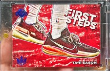 2022-23 Court Kings Tari Eason First Steps Sapphire /25 Rookie Sneaker #9 RC