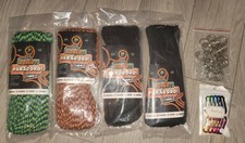 Paracord and Rings for bracelets, keychains, lanyards, etc. 
