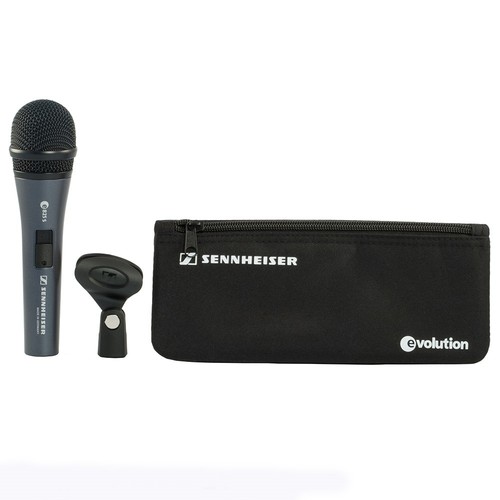 SENNHEISER E 825-S microfono professionale con swich on/off +supporto  +astuccio | eBay