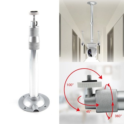 Universal 20-40cm Projector Ceiling Wall Mount Aluminium Bracket 360° Adjusta-CR