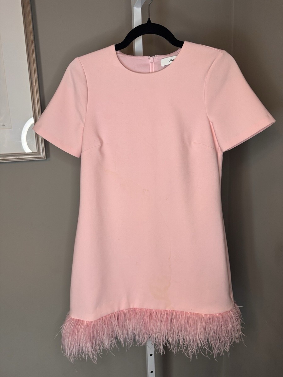 LIKELY Women's Marullo Dress, Size 0, Rose Shadow, Valentines Day Dress,  Feather | eBay