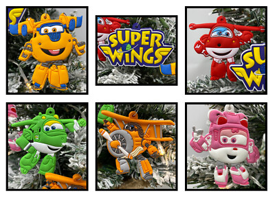 Disney Super Wings 6 Piece Holiday Ornaments Set  ~ BRAND NEW ~