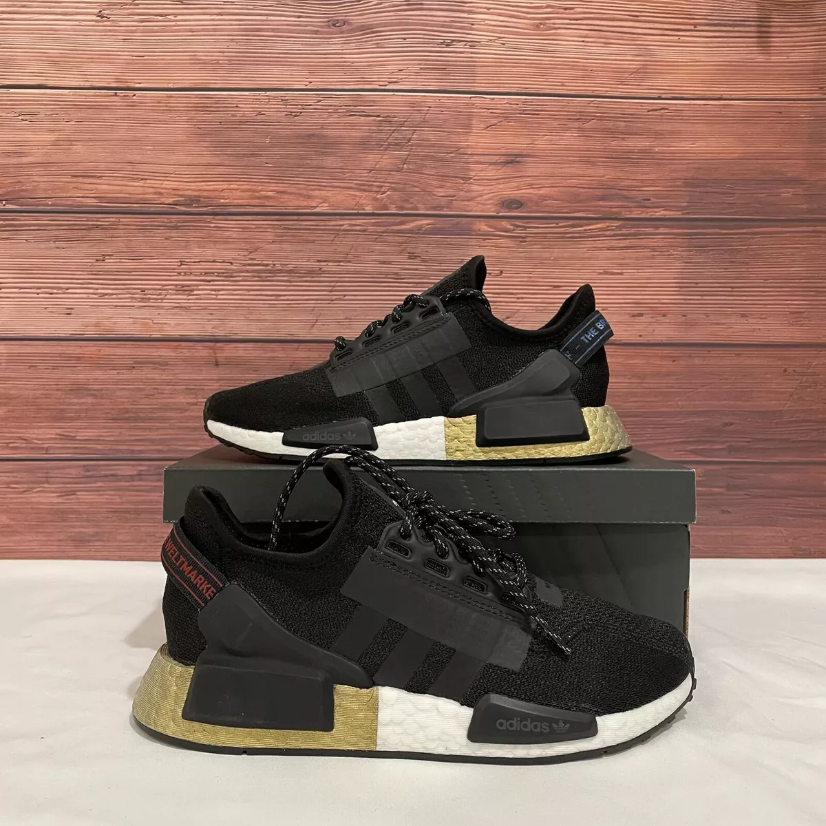 Adidas nmd classic clearance gold