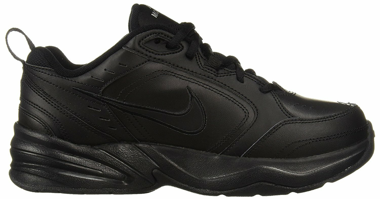 nike air monarch 4e black