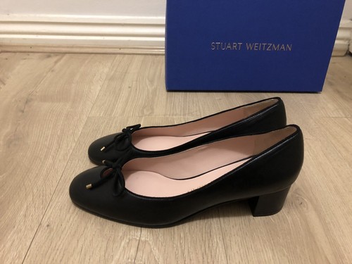 NEW Stuart Weitzman Gabby 45 Black 