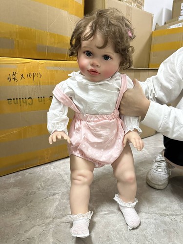 66CM Already Painted Finished Doll Reborn Toddler Pippa Huge Baby Size Gifts - Picture 2 of 5