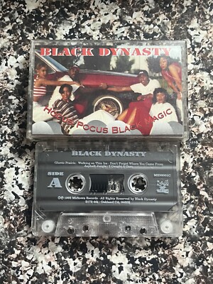 Black Dynasty - Hocus Pocus Black Magic Cassette Tape RARE Oakland G-Funk G Rap
