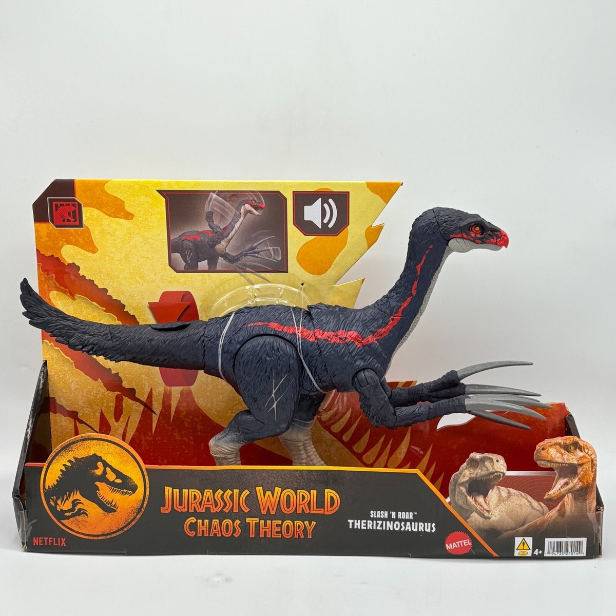 PACKAGE DAMAGE Jurassic World Chaos Theory Slash 'N Roar