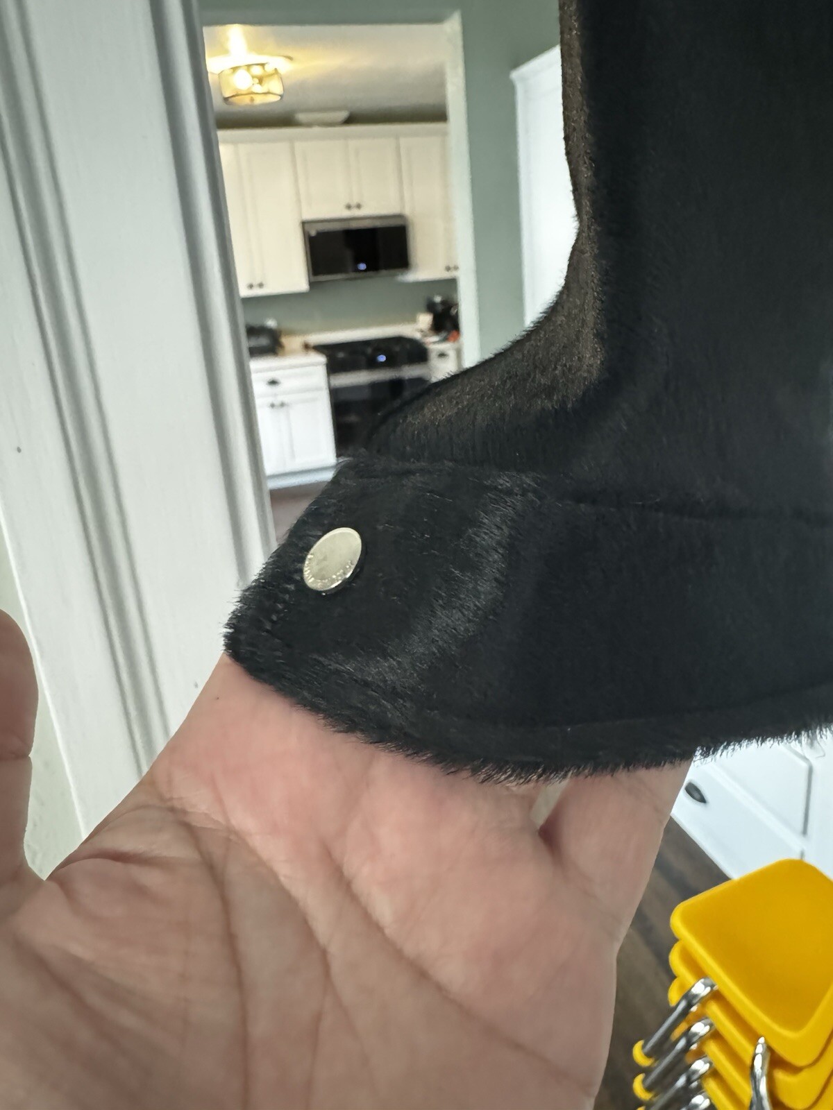 Giacca camionista Ralph Lauren Black Label pony pelle di vitello ritagliata 12