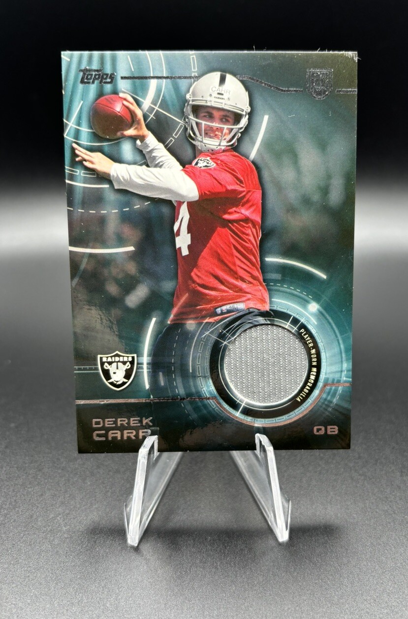 Derek Carr Topps Rookie Patch #TRPDC Base